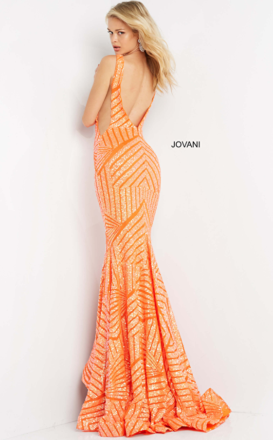 orange dress 59762